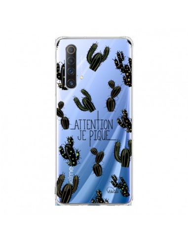 Coque Realme X50 5G Cactus Je Pique Transparente - Lolo Santo