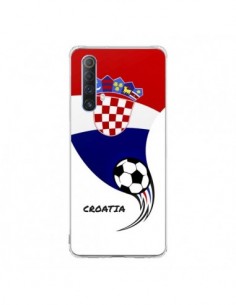 Coque Realme X50 5G Equipe Croatie Croatia Football -...