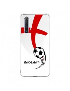 Coque Realme X50 5G Equipe Angleterre England Football -...