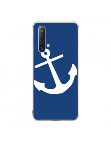 Coque Realme X50 5G Ancre Navire Navy Blue Anchor - Mary Nesrala