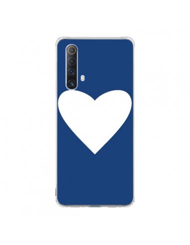 Coque Realme X50 5G Coeur Navy Blue Heart - Mary Nesrala