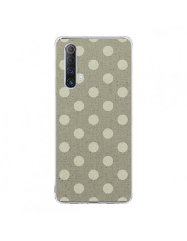 Coque Realme X50 5G Pois Polka Camel - Mary Nesrala