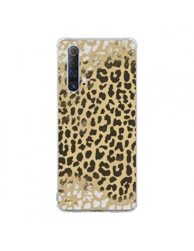 Coque Realme X50 5G Leopard Golden Or Doré - Mary Nesrala