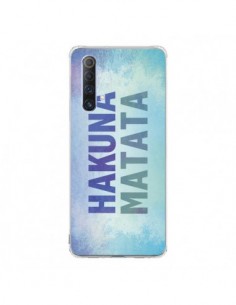 Coque Realme X50 5G Hakuna Matata Roi Lion Bleu - Mary...