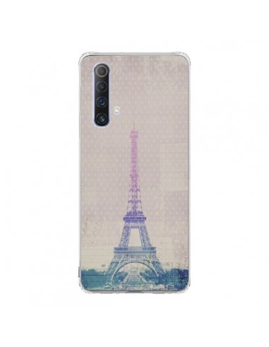 Coque Realme X50 5G I love Paris Tour Eiffel - Mary Nesrala