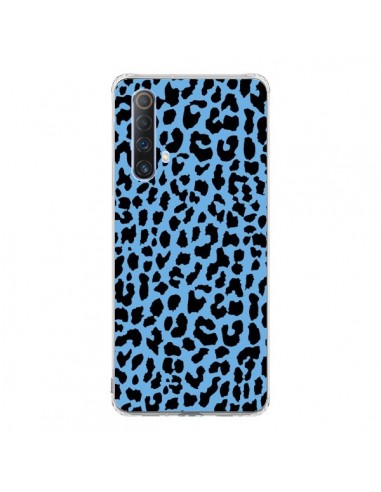 Coque Realme X50 5G Leopard Bleu Neon - Mary Nesrala