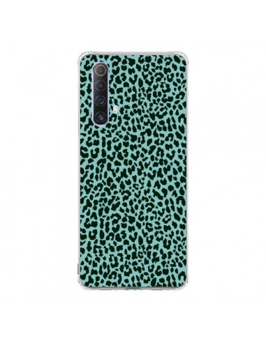 Coque Realme X50 5G Leopard Turquoise Neon - Mary Nesrala