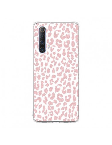 Coque Realme X50 5G Leopard Rose Corail - Mary Nesrala