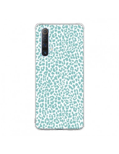 Coque Realme X50 5G Leopard Turquoise - Mary Nesrala