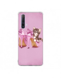 Coque Realme X50 5G Chaton Chat Kitten Chaussure Shoes -...