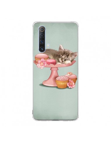 Coque Realme X50 5G Chaton Chat Kitten Cookies Cupcake - Maryline Cazenave