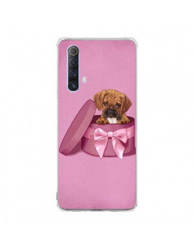 Coque Realme X50 5G Chien Dog Boite Noeud Triste - Maryline Cazenave