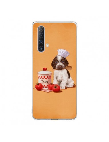 Coque Realme X50 5G Chien Dog Pates Pasta Cuisinier - Maryline Cazenave