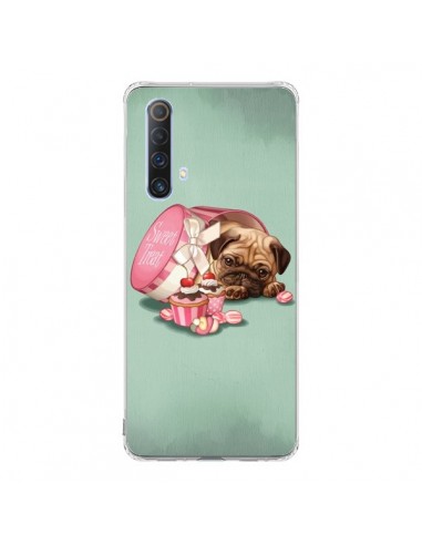 Coque Realme X50 5G Chien Dog Cupcakes Gateau Bonbon Boite - Maryline Cazenave