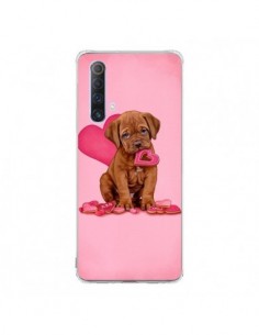 Coque Realme X50 5G Chien Dog Gateau Coeur Love -...