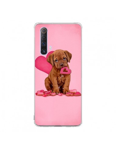 Coque Realme X50 5G Chien Dog Gateau Coeur Love...