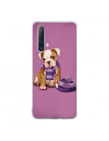 Coque Realme X50 5G Chien Dog Echarpe Bonnet Froid Hiver - Maryline Cazenave