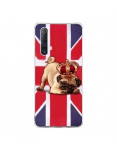 Coque Realme X50 5G Chien Dog Anglais UK British Queen...