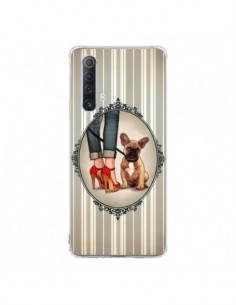 Coque Realme X50 5G Lady Jambes Chien Dog - Maryline...
