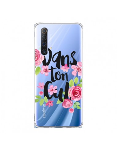 Coque Realme X50 5G Dans Ton Cul Fleurs Transparente - Maryline Cazenave