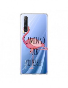 Coque Realme X50 5G Flamingo Fuck Transparente - Maryline...