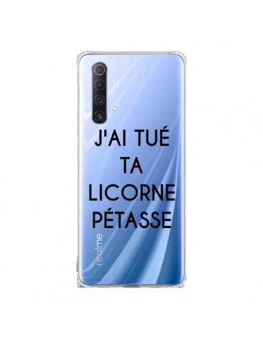 Coque Realme X50 5G Tué Licorne Pétasse Transparente - Maryline Cazenave