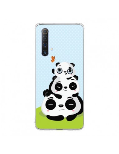 Coque Realme X50 5G Panda Famille - Maria Jose Da Luz