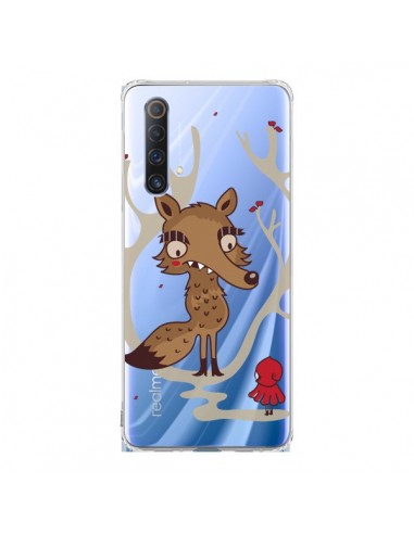 Coque Realme X50 5G Le Petit Chaperon Rouge Loup Hello Big Wolf Transparente - Maria Jose Da Luz