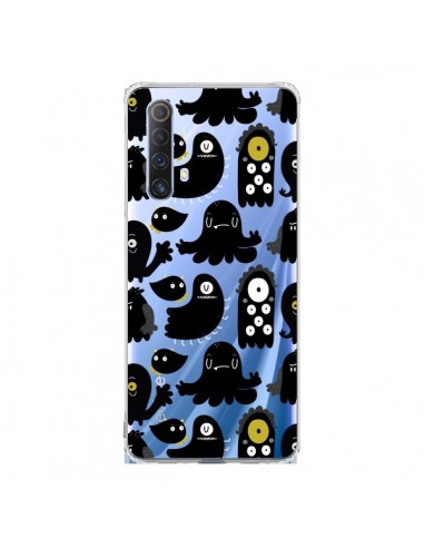 Coque Realme X50 5G Monsters Monstres Pattern Transparente - Maria Jose Da Luz