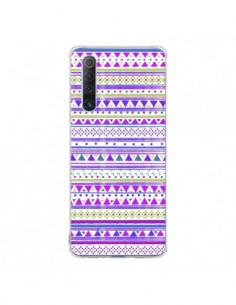 Coque Realme X50 5G Bandana Violet Azteque - Monica Martinez