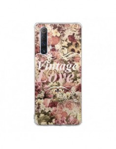 Coque Realme X50 5G Vintage Love Flower - Monica Martinez
