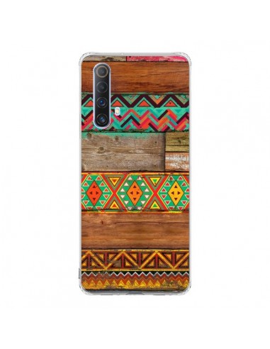 Coque Realme X50 5G Indian Wood Bois Azteque - Maximilian San