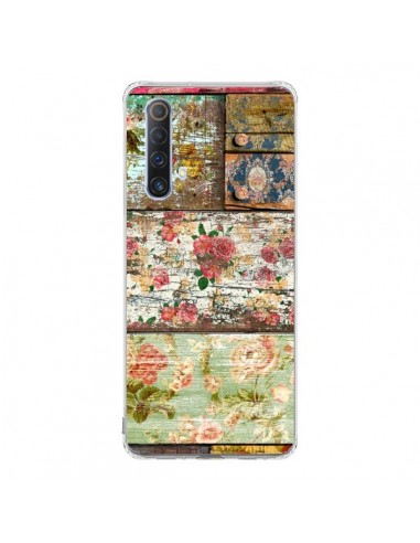 Coque Realme X50 5G Lady Rococo Bois Fleur - Maximilian San