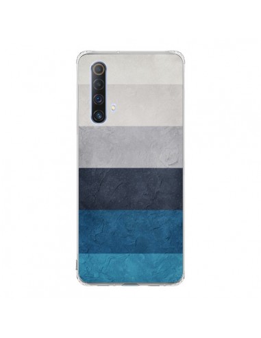 Coque Realme X50 5G Bandes Horizontales Greece Hues - Maximilian San