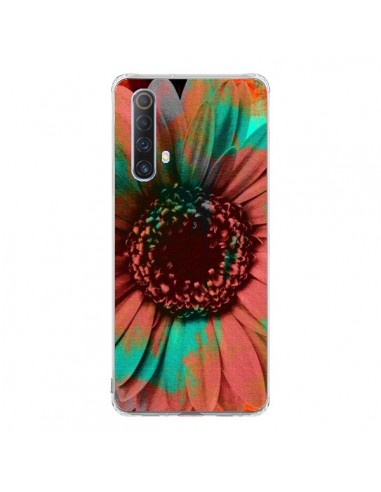 Coque Realme X50 5G Tournesol Lysergic Flower - Maximilian San