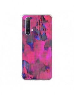 Coque Realme X50 5G Fleurs Rose Lysergic Pink -...