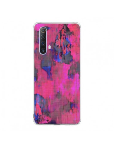 Coque Realme X50 5G Fleurs Rose Lysergic Pink - Maximilian San