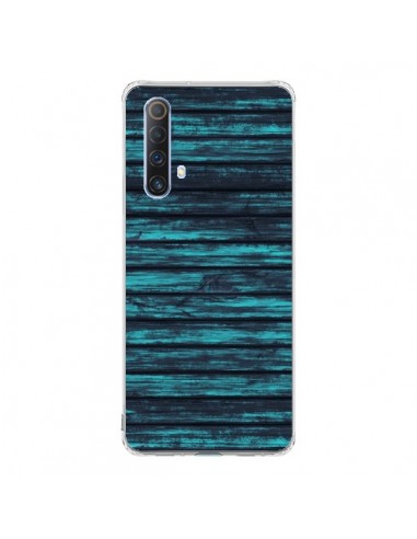 Coque Realme X50 5G Blue Moon Wood Bois - Maximilian San