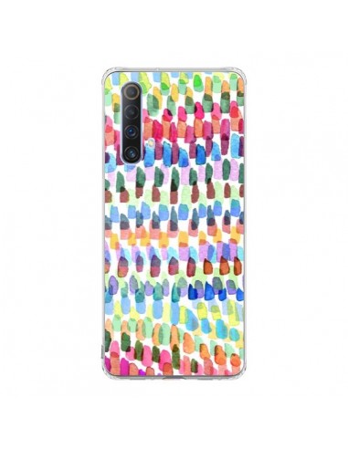 Coque Realme X50 5G Artsy Strokes Stripes Colorful - Ninola Design