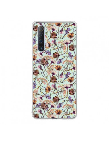 Coque Realme X50 5G Dry Blue Flowers - Ninola Design