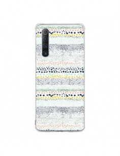 Coque Realme X50 5G Little Textured Dots Green - Ninola...