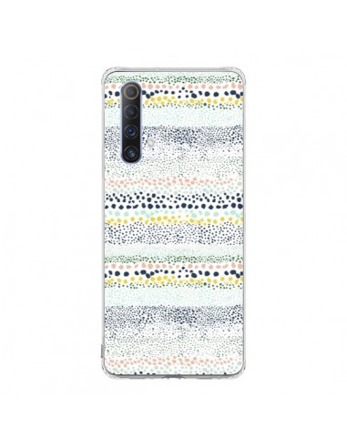 Coque Realme X50 5G Little Textured Dots Green - Ninola Design