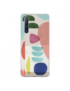 Coque Realme X50 5G Moody Geometry Multi White - Ninola...