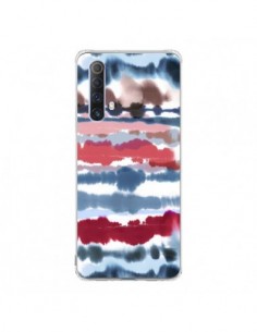 Coque Realme X50 5G Smoky Marble Watercolor Dark - Ninola...