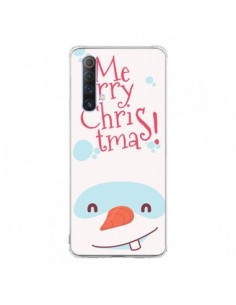 Coque Realme X50 5G Bonhomme de Neige Merry Christmas...
