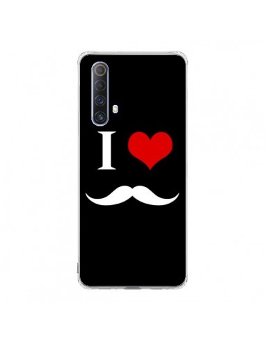 Coque Realme X50 5G I Love Moustache - Nico