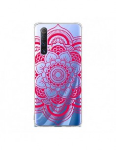 Coque Realme X50 5G Mandala Rose Fushia Azteque...