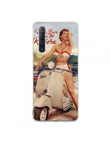 Coque Realme X50 5G Pin Up With Love From the Riviera Vespa Vintage - Nico