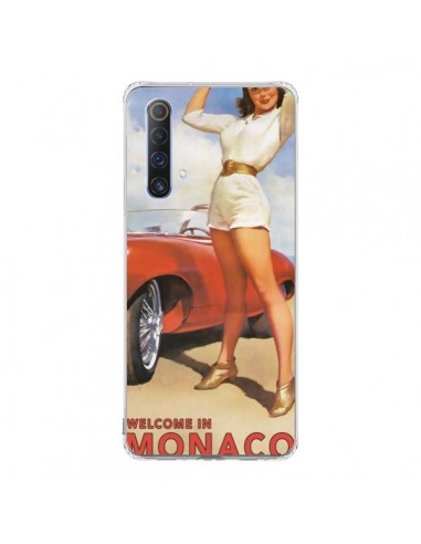 Coque Realme X50 5G Welcome to Monaco Vintage Pin Up - Nico