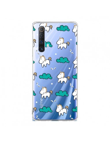 Coque Realme X50 5G Licorne et Nuages Transparente - Nico